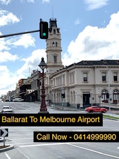 Taxi Ballarat Victoria To Melbourne Airport